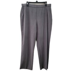 Dana Buchman Womens Size 14 Gray Dress Slacks Trousers Pants No Ironing